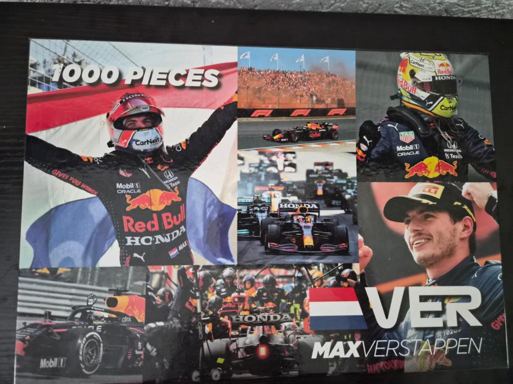 Puzzel Max Verstappen 1000 stukjes, Ophalen of Verzenden, 500 t/m 1500 stukjes, Zo goed als nieuw