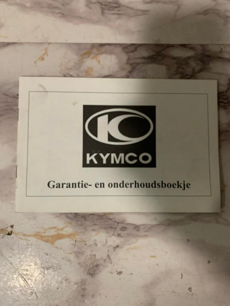 Kymco People S Garantie- en Onderhoudsboekje, Ophalen of Verzenden, Zo goed als nieuw