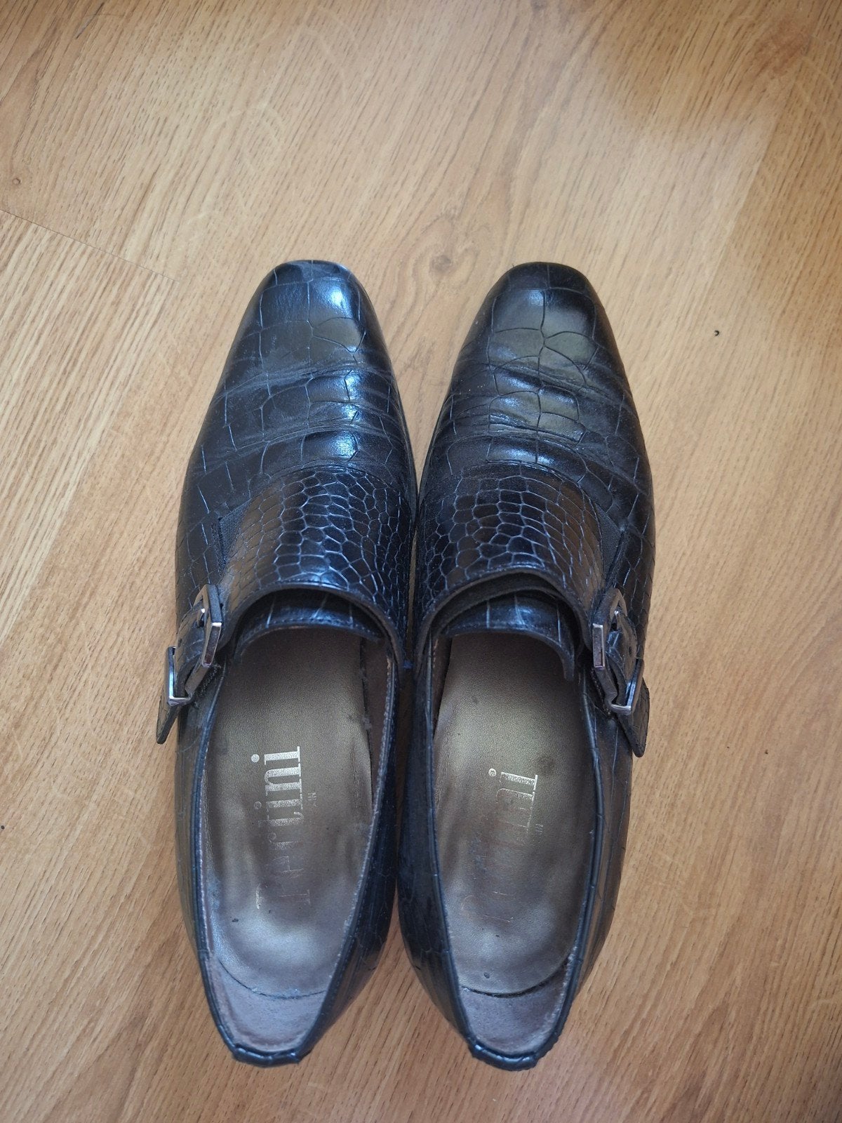 Zwarte Pertini instappers met gesp, maat 36, Kleding | Dames, Schoenen, Pertini, Ophalen of Verzenden, Gedragen, Instappers