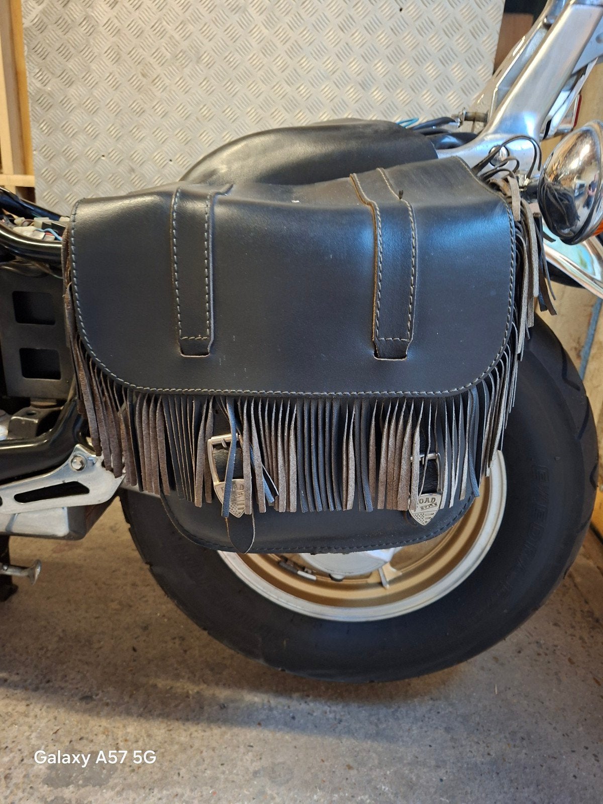 Road Style motor tassen met franjes, Ophalen of Verzenden