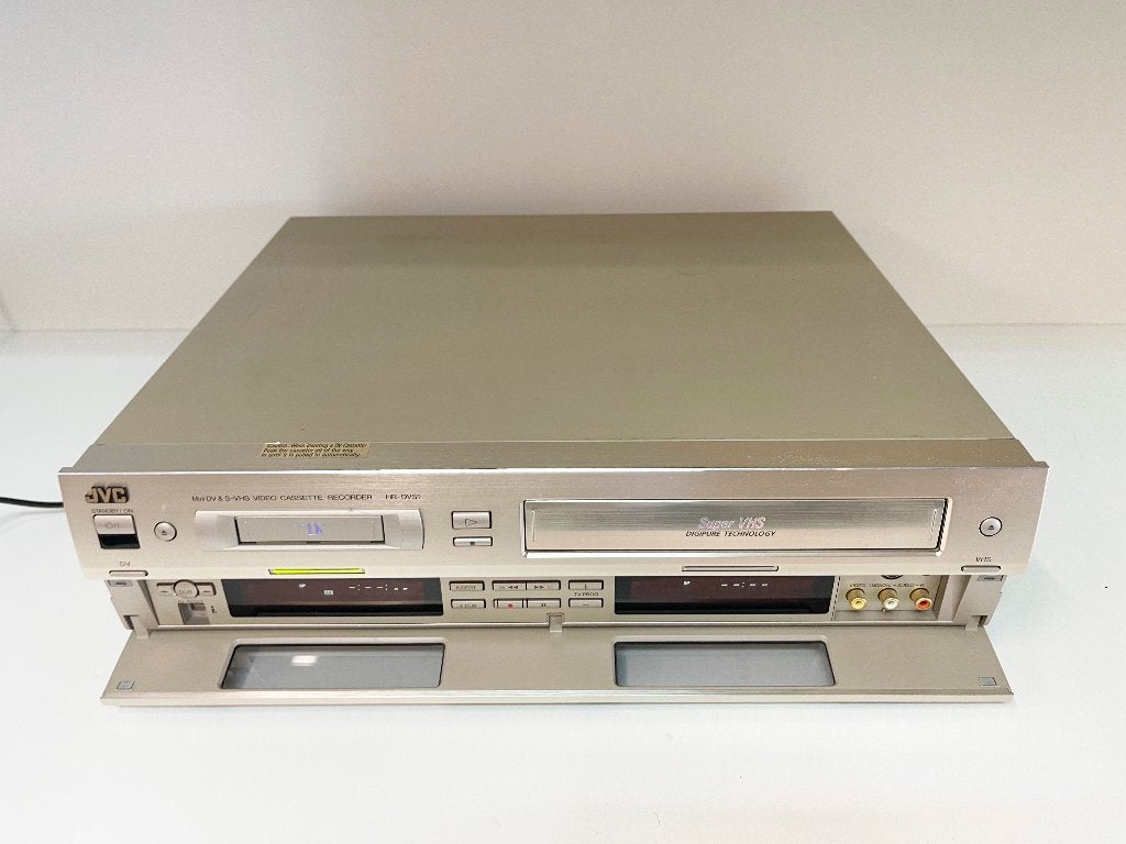JVC HR-DVS1EU VHS/S-VHS combi (Mini DV is band vastgelopen), Jvc, N, Ophalen of Verzenden, VHS-speler of -recorder