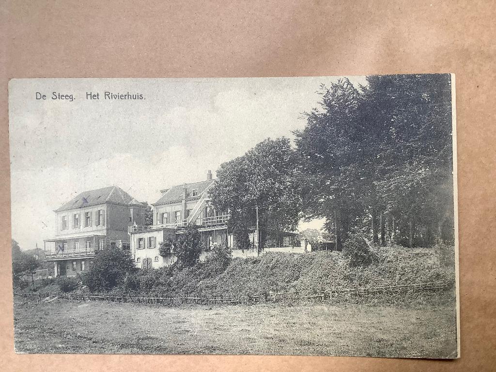 De Steeg, het rivierhuis, Ophalen of Verzenden, Voor 1920, Gelderland