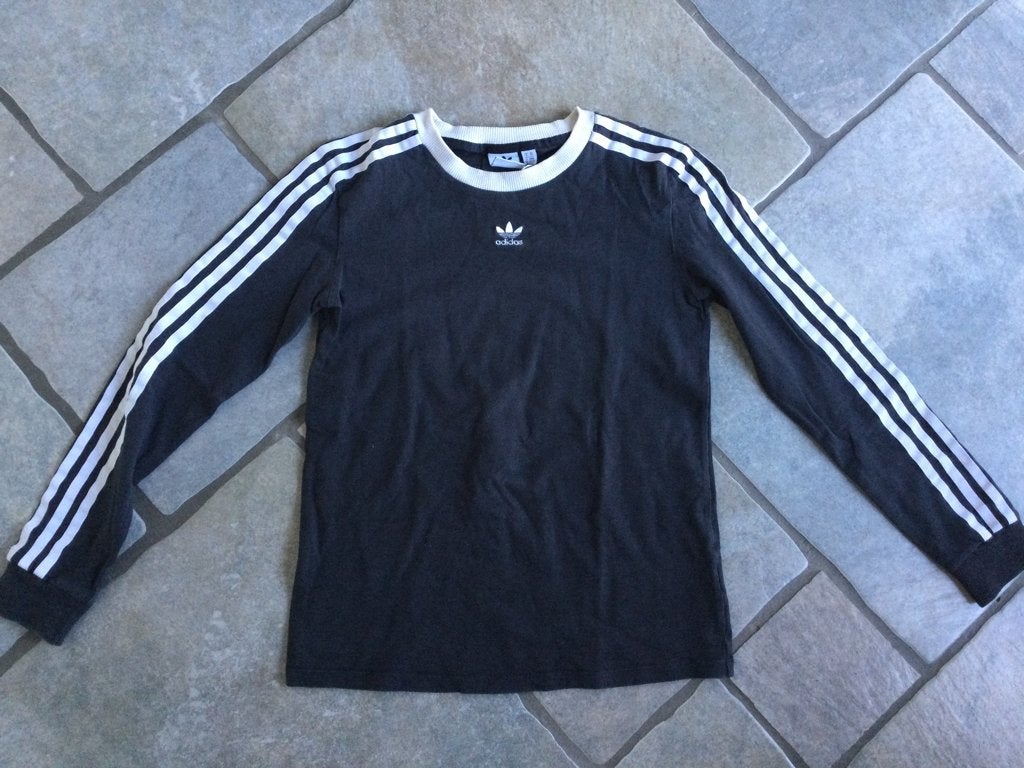 ADIDAD truitje maat 176/xs zwart met wit, Kinderen en Baby's, Kinderkleding | Maat 176, Adidas, Gebruikt, Jongen of Meisje, Trui of Vest