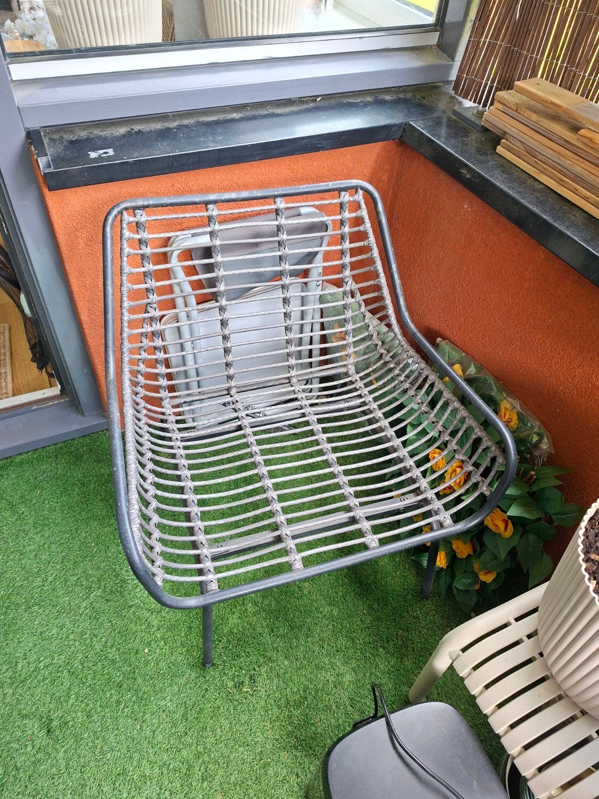 2 stoelen met nieuwe kussens, Huis en Inrichting, Stoelen, Ophalen, Gebruikt, Twee, Stof
