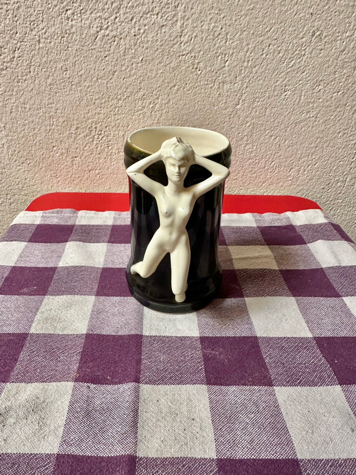 Zeldzame mok vrouwelijk naakt Loets de Vries (1924-1959), Antiek en Kunst, Ophalen of Verzenden