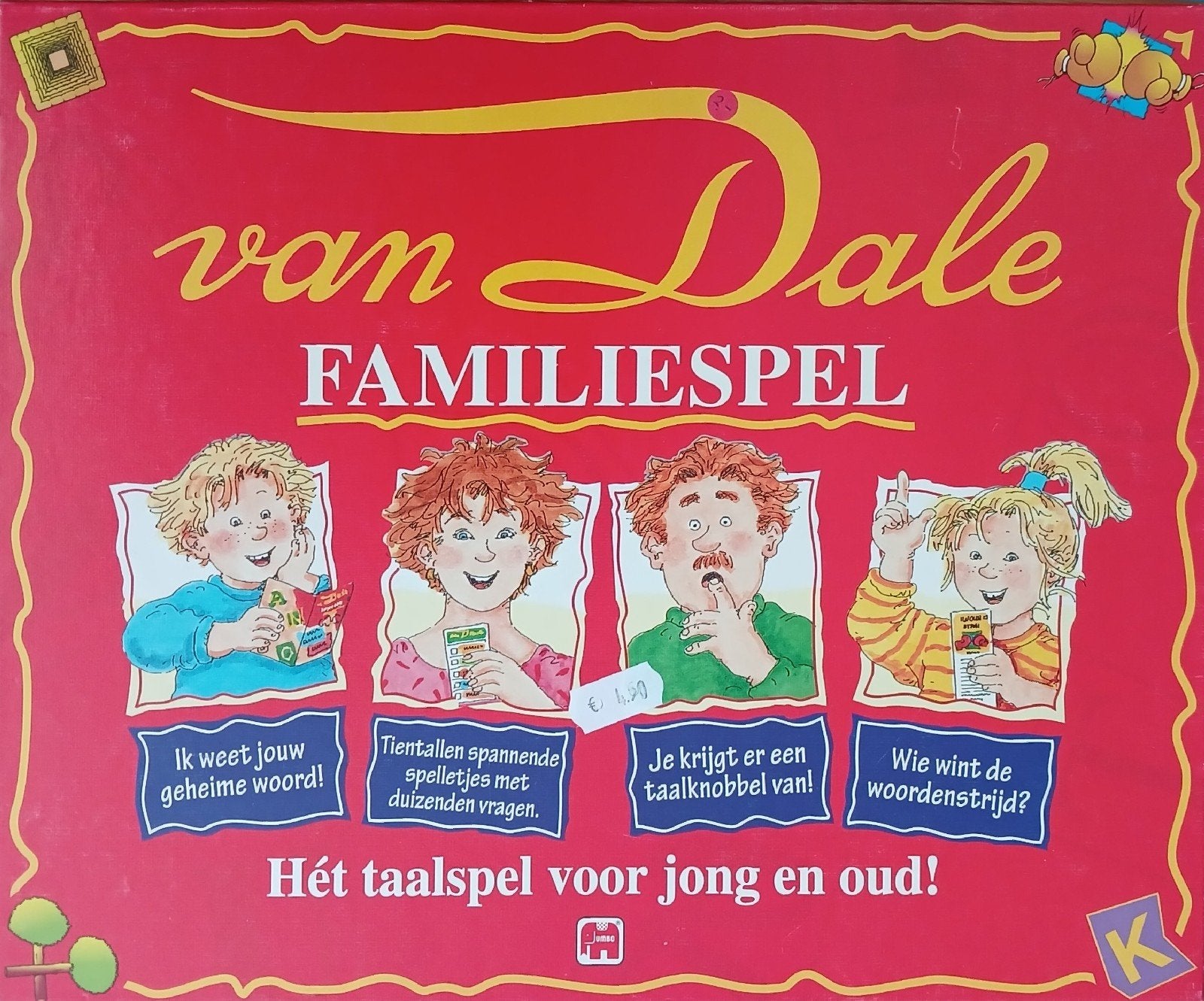 Van Dale Familiespel - Hét taalspel voor jong en oud!, Hobby en Vrije tijd, Gezelschapsspellen | Bordspellen, Ophalen of Verzenden