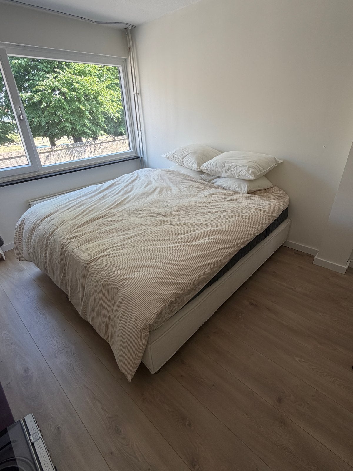 Nieuw Nous Living Boxspring Figaro met Emma Matras & Topper, Ophalen, Tweepersoons, Zo goed als nieuw, 180 cm
