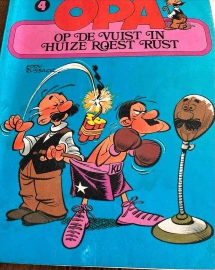 Huize Roest Rust - Opa op de vuist - Deel 4 - Eddy Ryssack, Eén stripboek, Ophalen of Verzenden, Gelezen