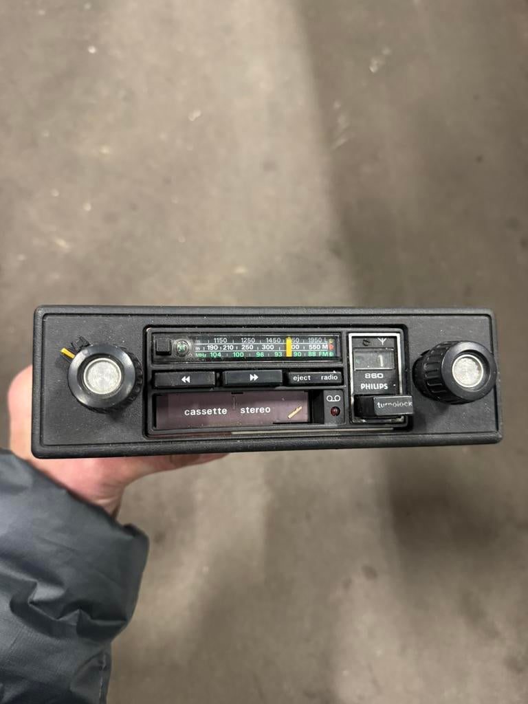 Philips autoradio oldtimer classic, Ophalen of Verzenden, Gebruikt