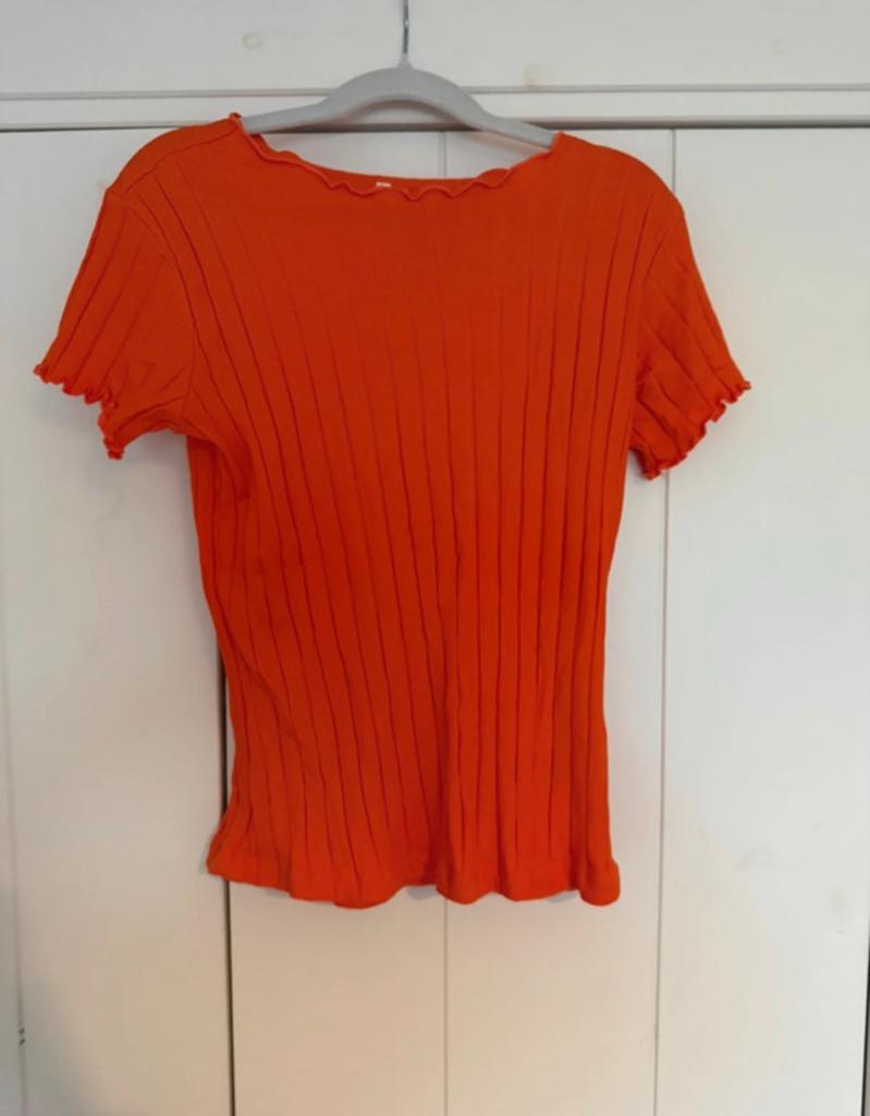 Hema shirt 134/140 oranje nieuw, Ophalen of Verzenden, Nieuw, Meisje, Shirt of Longsleeve