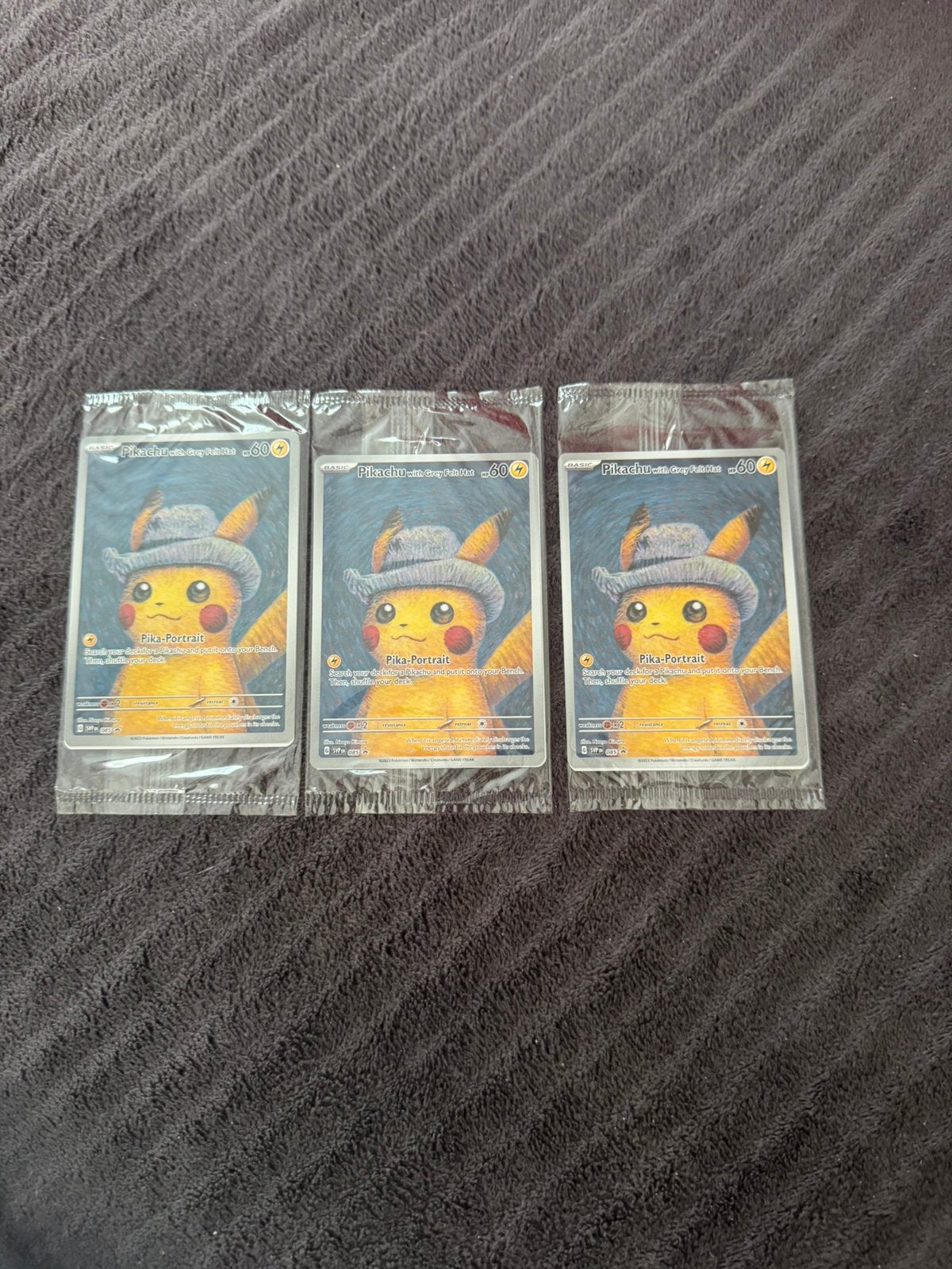 Pikachu van Gogh sealed - los of als set, Ophalen, Zo goed als nieuw, Meerdere kaarten