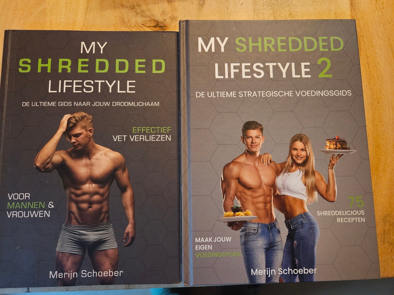 My Shredded Lifestyle 1 & 2 - Merijn Schoeber, Ophalen of Verzenden, Zo goed als nieuw, Gezondheid en Conditie, Merijn Schoeber