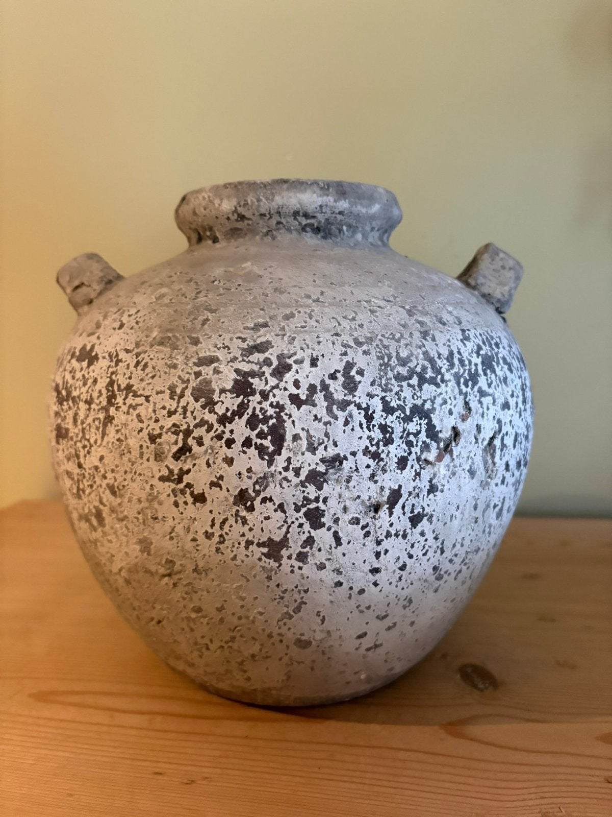 Landelijke pot | decoratie pot, Ophalen, Grijs, Steen/keramiek, Landelijk