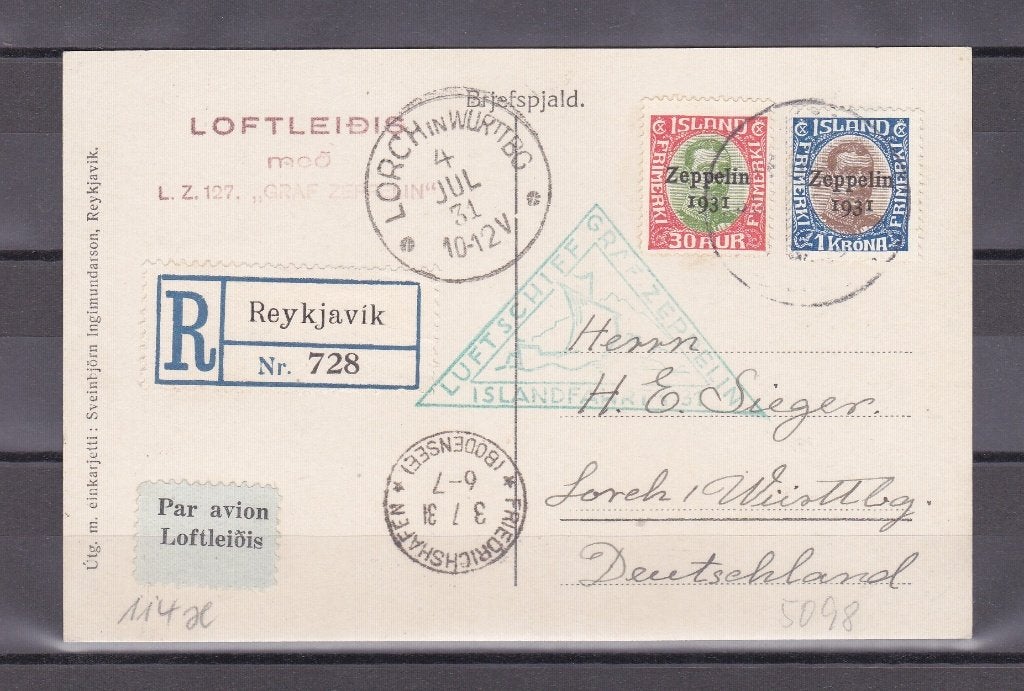 IJsland 1931, Ophalen of Verzenden, IJsland, Gestempeld