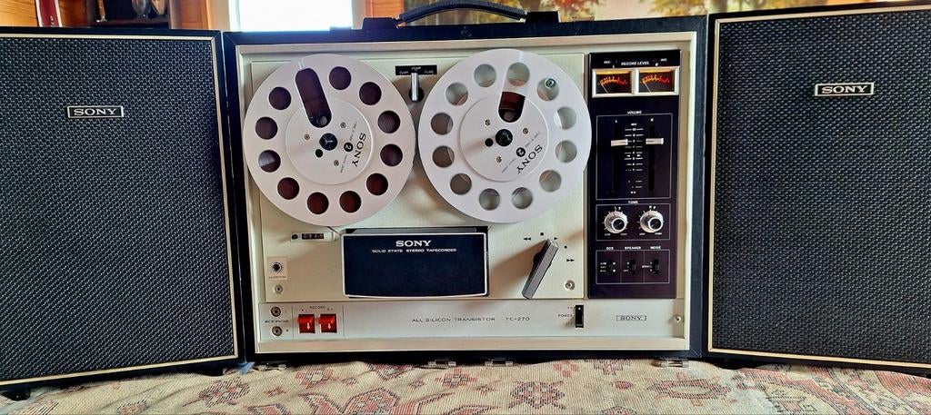 Sony bandrecorder TC-270, Audio, Tv en Foto, Bandrecorders, Ophalen, Bandrecorder