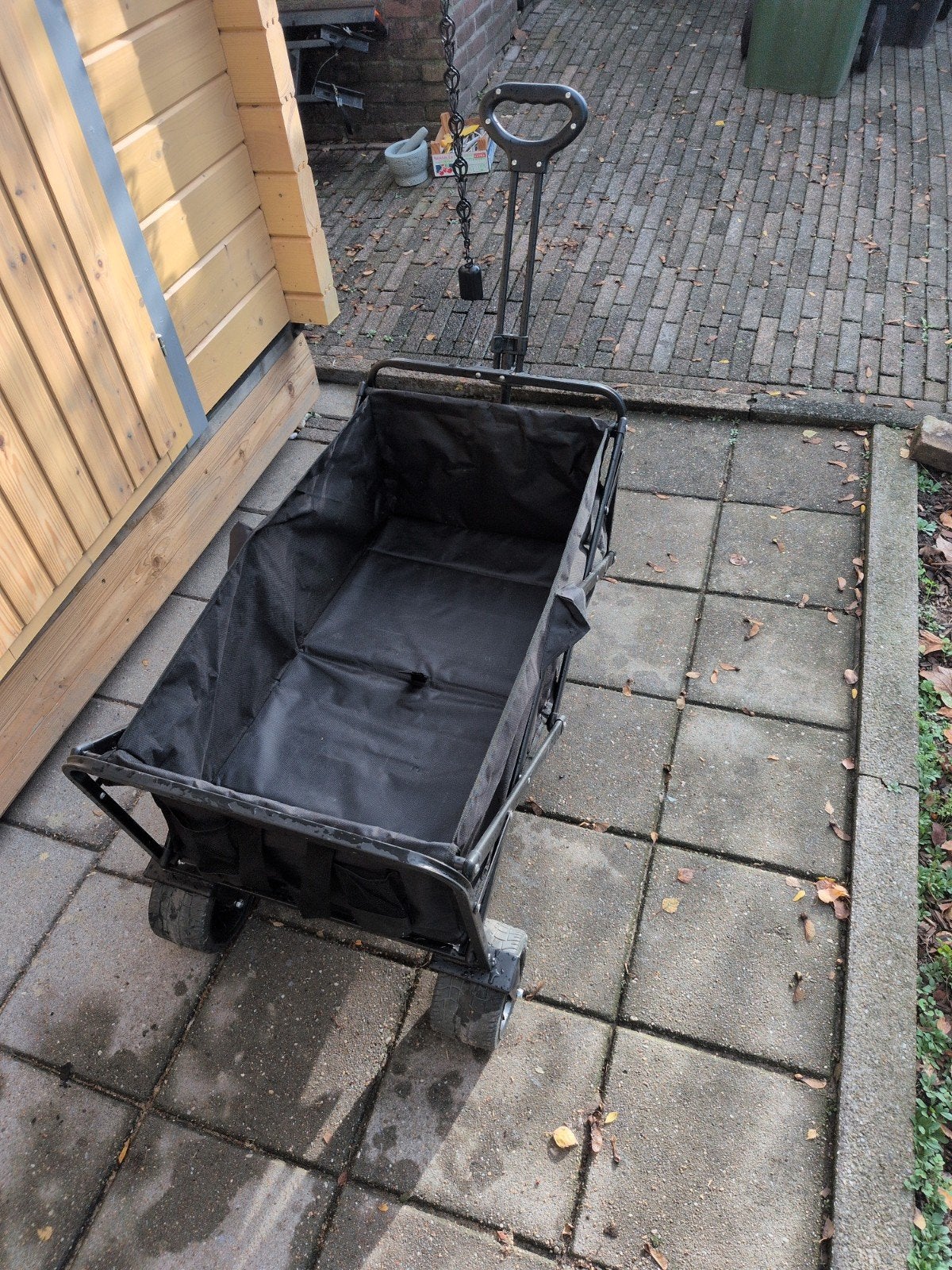 Opvouwbare bolderkar - Ideaal voor tuin en uitjes!, Caravans en Kamperen, Ophalen of Verzenden, Opvouwbaar, Zo goed als nieuw
