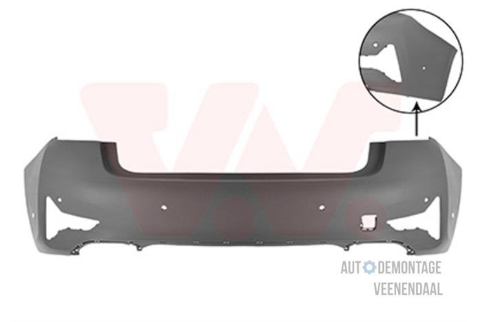 Achterbumper van een BMW 3-Serie, -, -, Nieuw, Ophalen of Verzenden