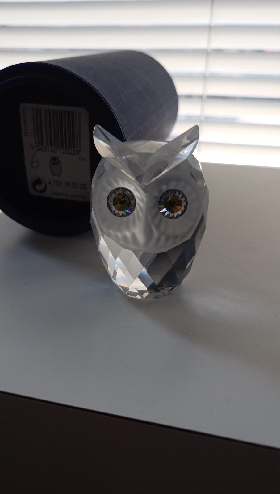 Swarovski uil groot, Verzamelen, Ophalen of Verzenden, Zo goed als nieuw, Figuurtje