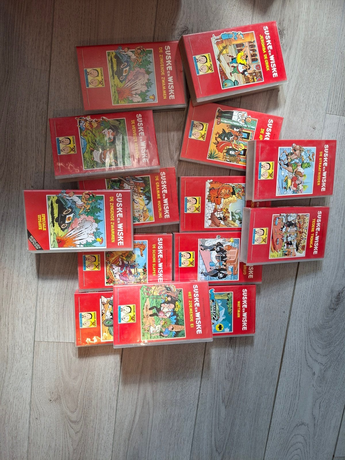 Partij Suske en Wiske VHS videobanden - Nieuw in verpakking, Alle leeftijden, Kinderfilm, Nieuw in verpakking, VHS