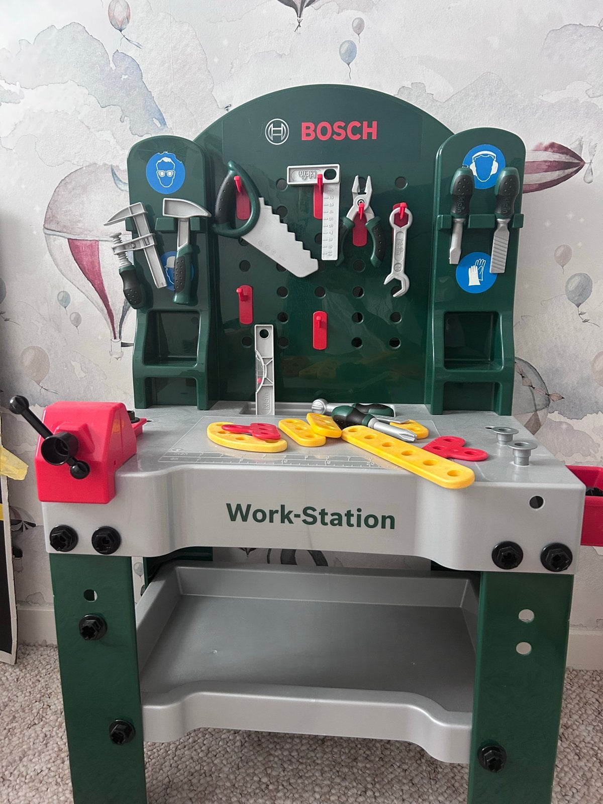 Bosch Work-Station Speelgoed Werkbank voor Kinderen, Ophalen, Gebruikt, Knutselen