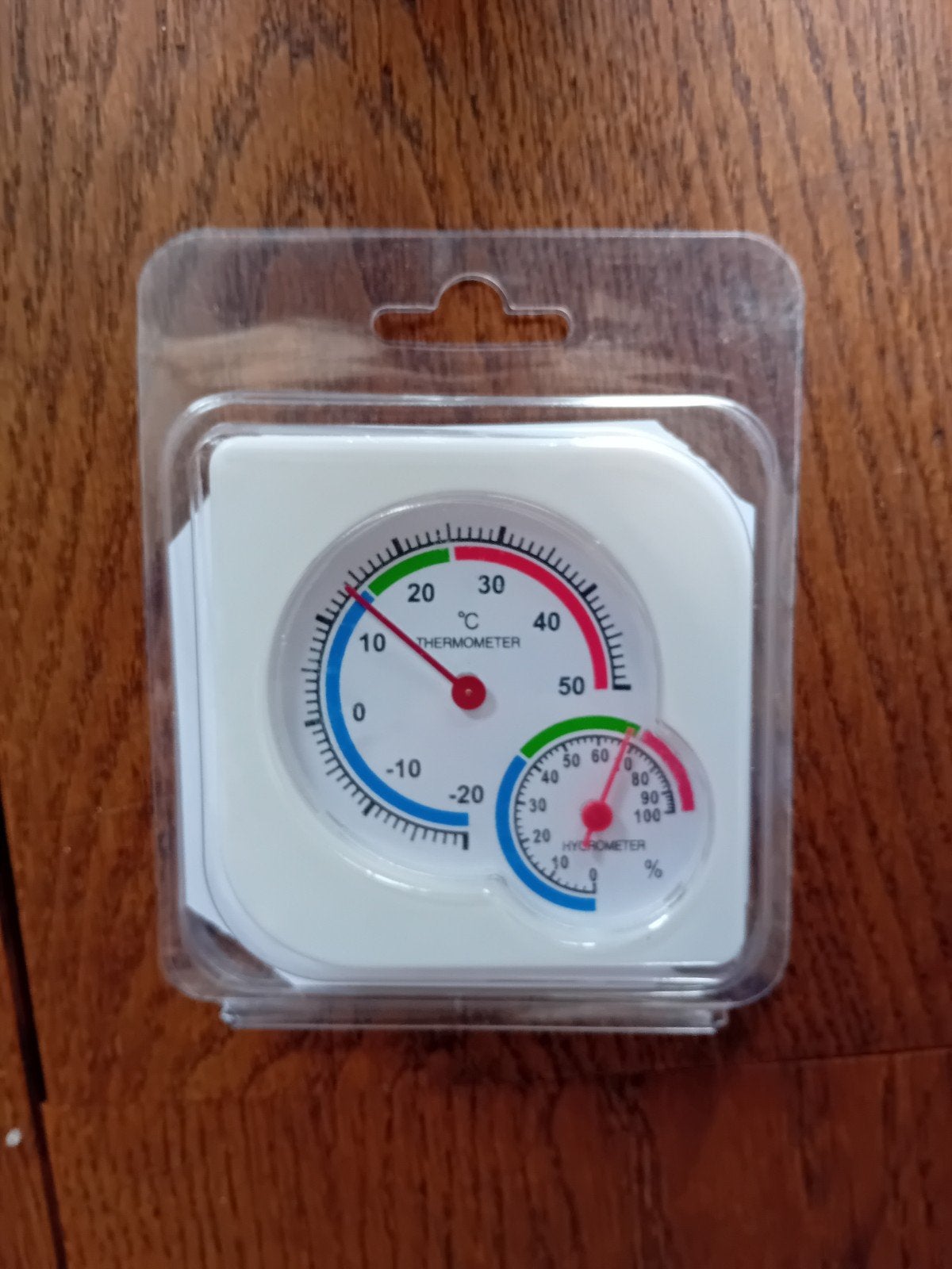 Nieuwe Thermometer en Hygrometer - Binnen/Buiten, Kunststof, Binnenthermometer, Nieuw, Ophalen of Verzenden