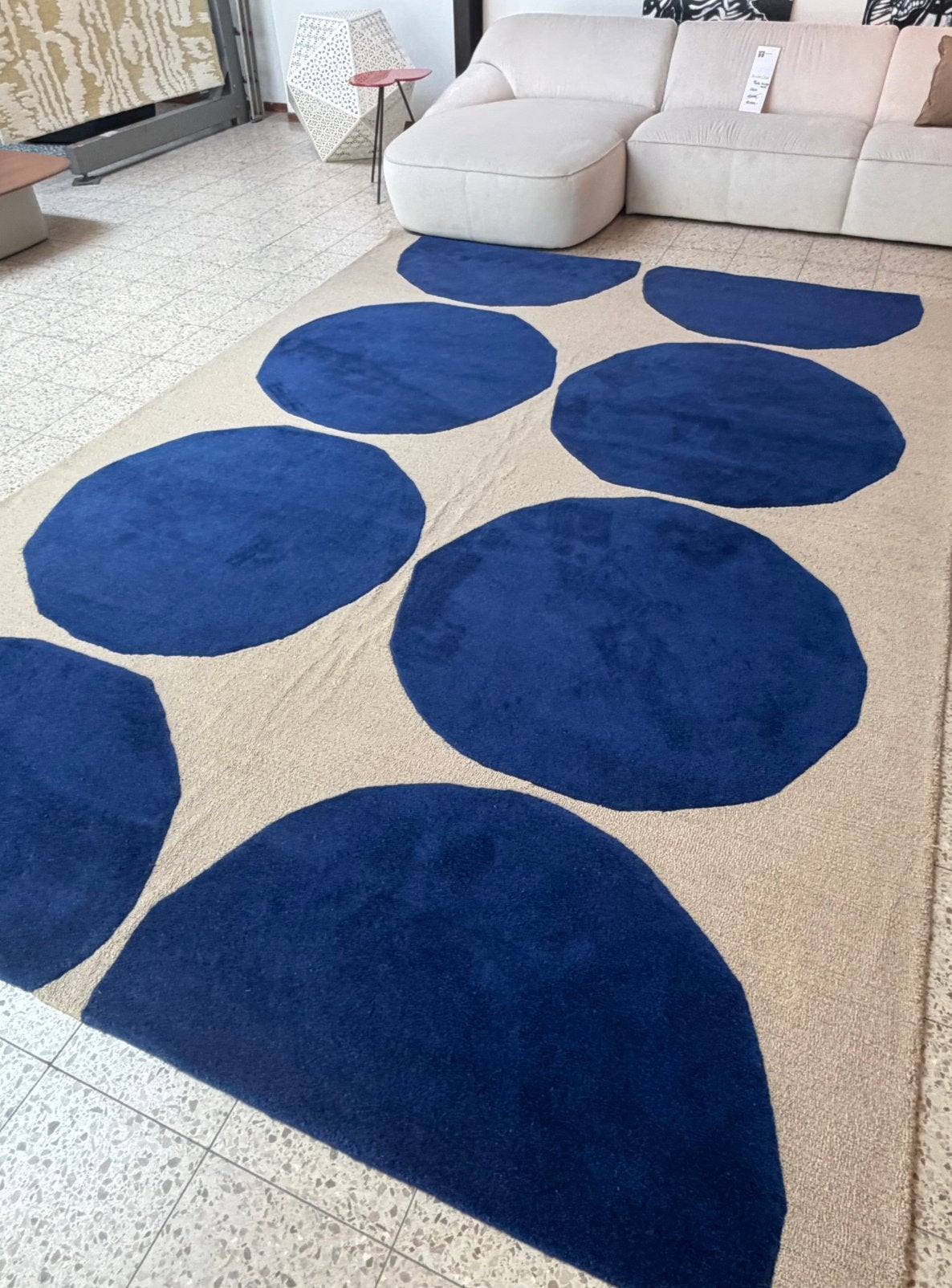 Brink en Campman tapijt Marimekko Isot Kivek Blue 250 x 350, Ophalen, Blauw, Rechthoekig, 200 cm of meer
