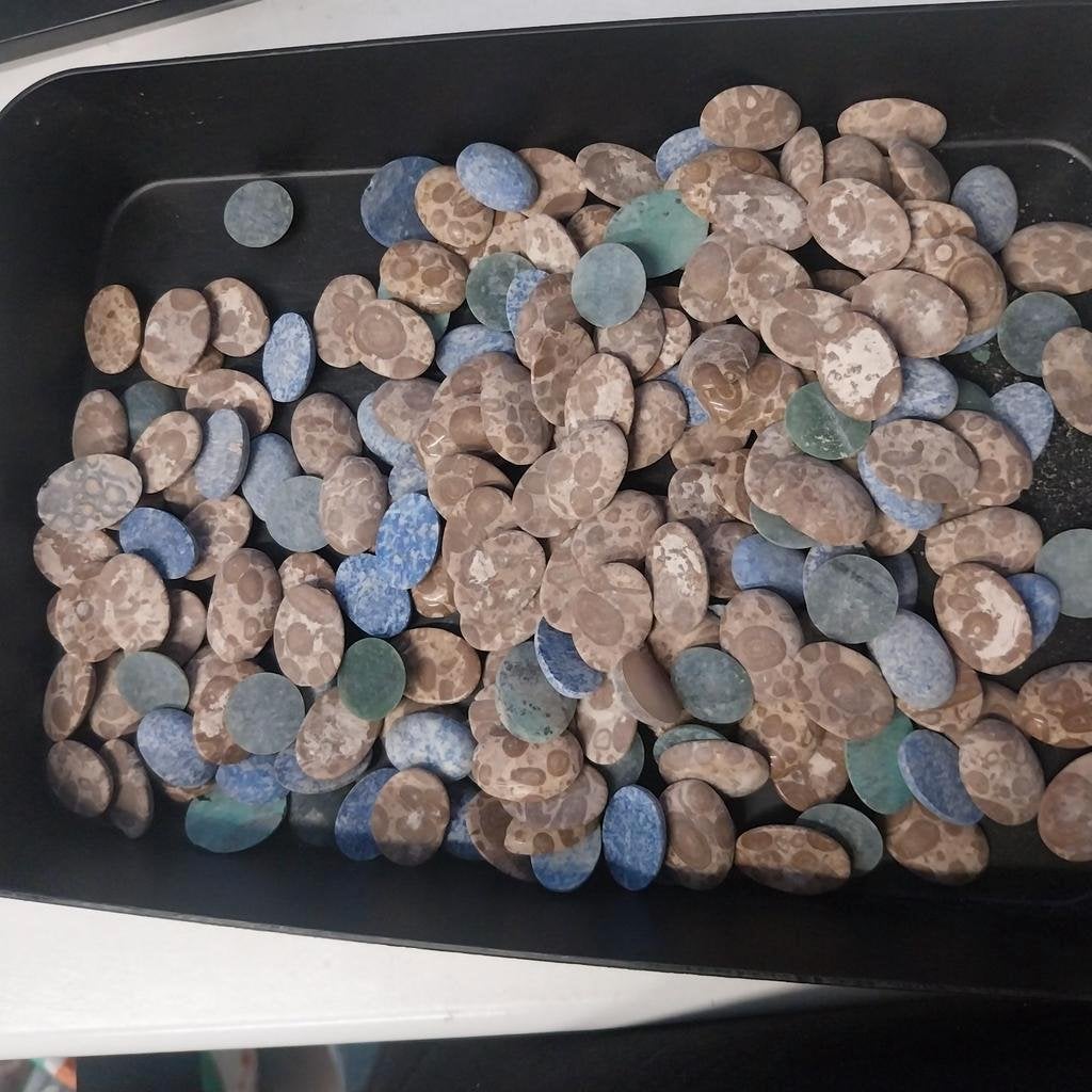 Partij cabochons en half fabrikaten, Sieraden, Tassen en Uiterlijk, -, -, Nieuw, Ophalen of Verzenden