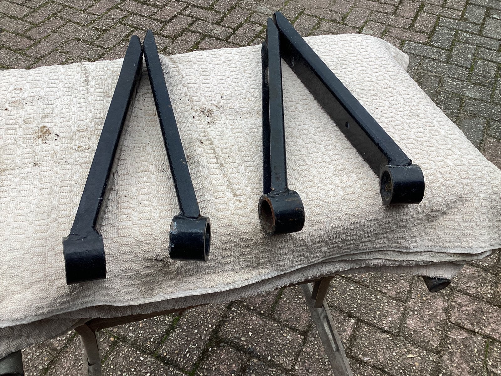 Te koop draagarmen MG TD tot MG B, Ophalen of Verzenden, Gebruikt