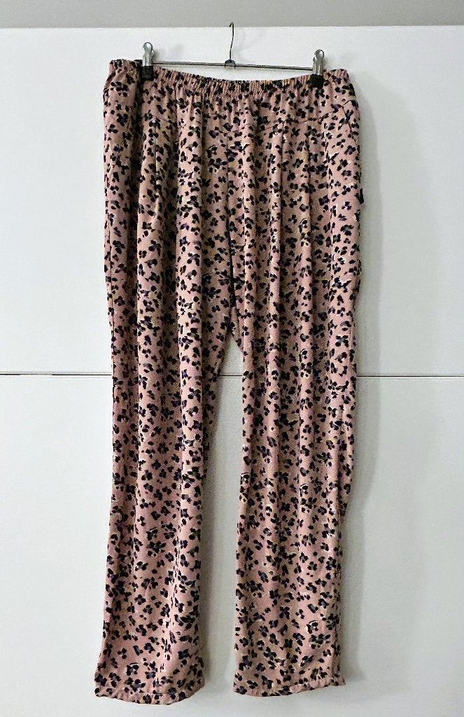 Mer & Sud roze broek met print, Maat 42/44 (L), Ophalen of Verzenden, Zo goed als nieuw, Roze