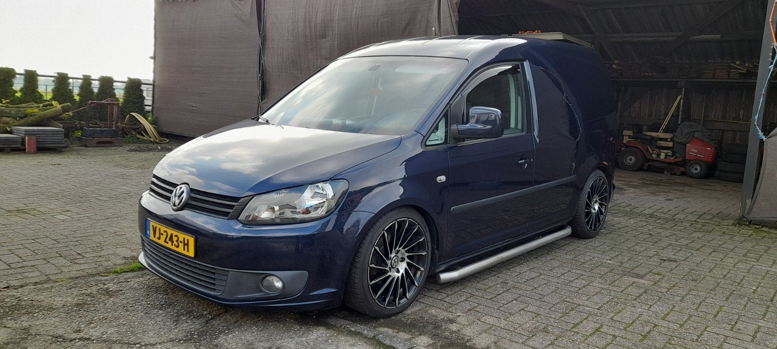 Volkswagen Caddy 1.6 D 55KW 2014, Auto's, Voorwielaandrijving, 74 pk, Zwart, 4 cilinders