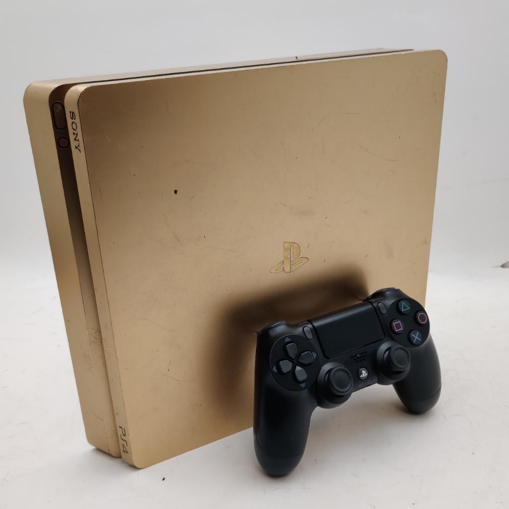 Playstation 4 Slim 500GB Gold Edition + Controller €139.99, Spelcomputers en Games, Games | Sony PlayStation 4, Zo goed als nieuw