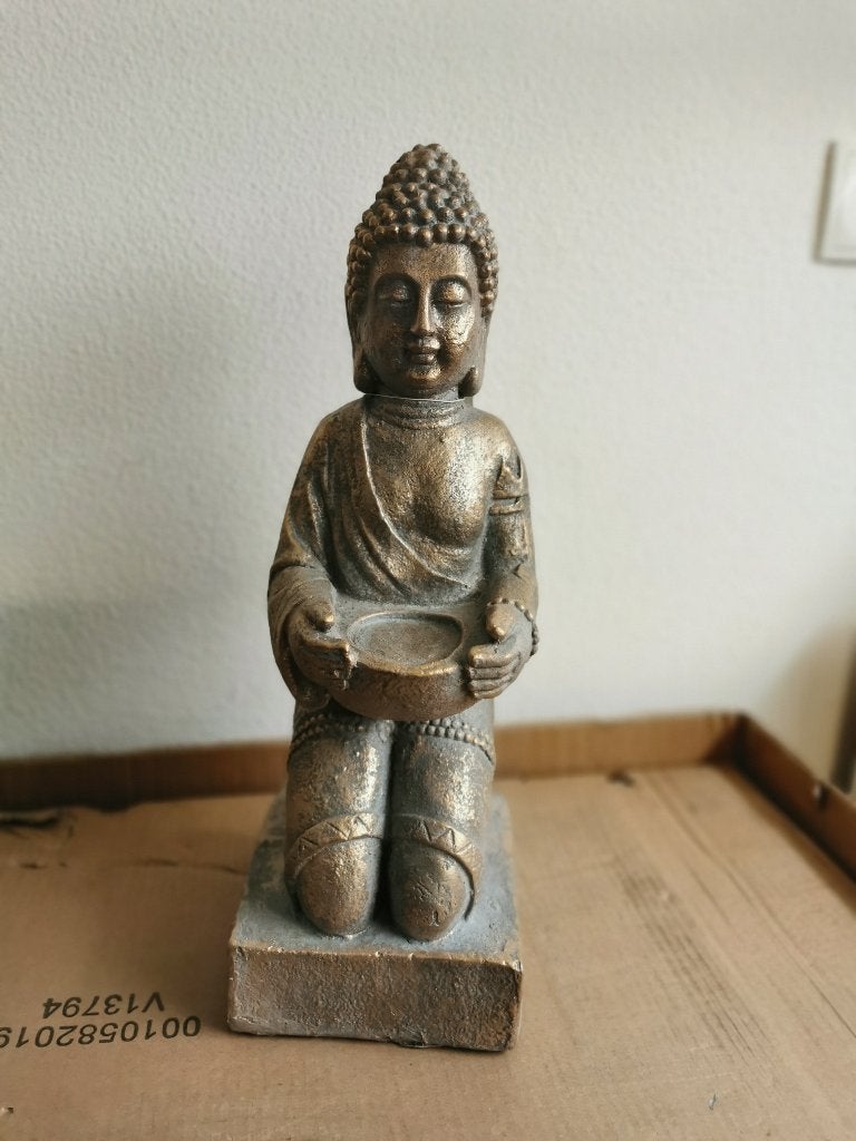 Buddha magnesium oxide 14x14x42 cm, Ophalen of Verzenden, Nieuw