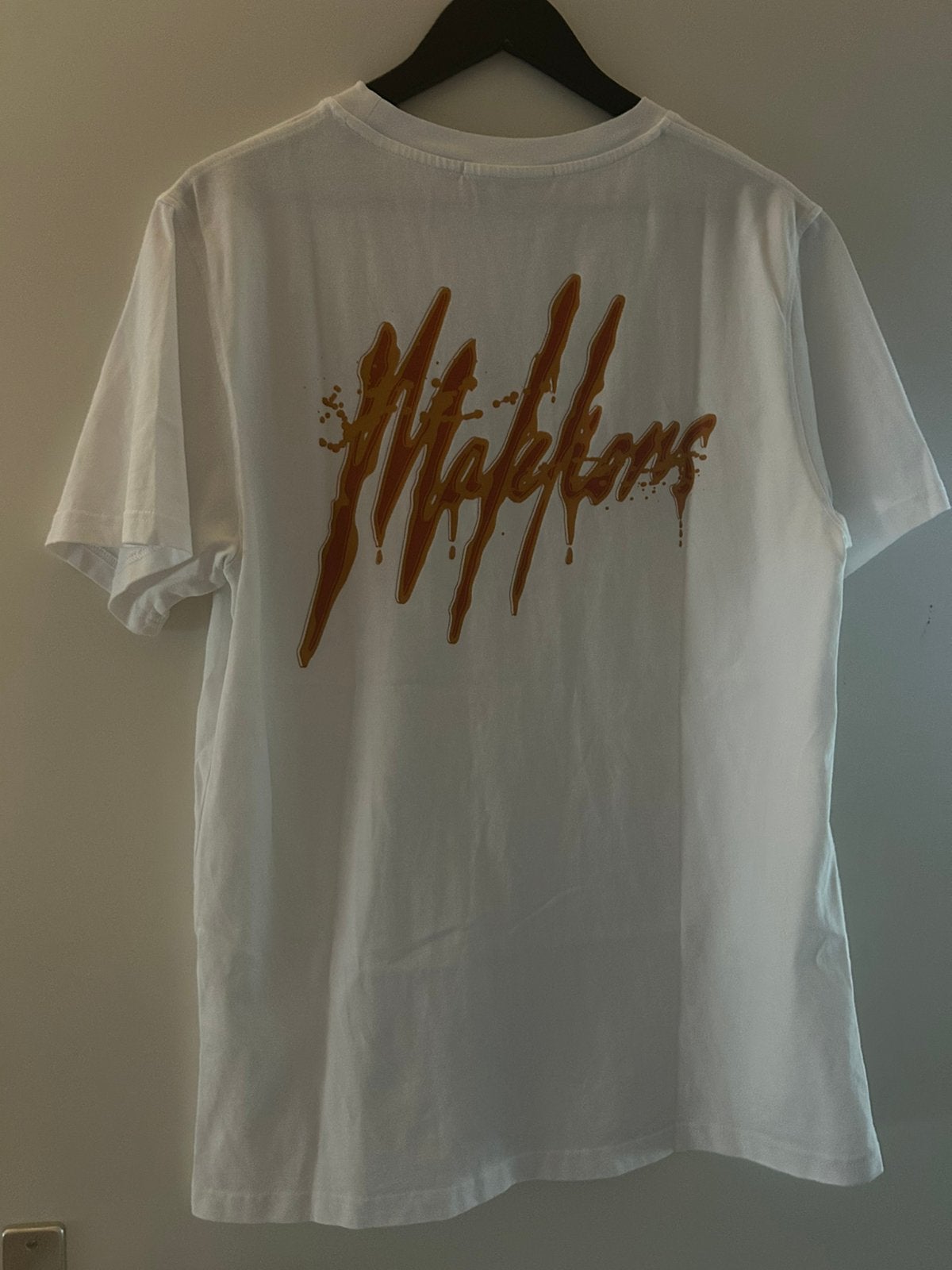 Malelions heren shirt gebroken wit/oranje, maat M, Kleding | Heren, Ophalen of Verzenden, Nieuw, Maat 48/50 (M), Overige kleuren