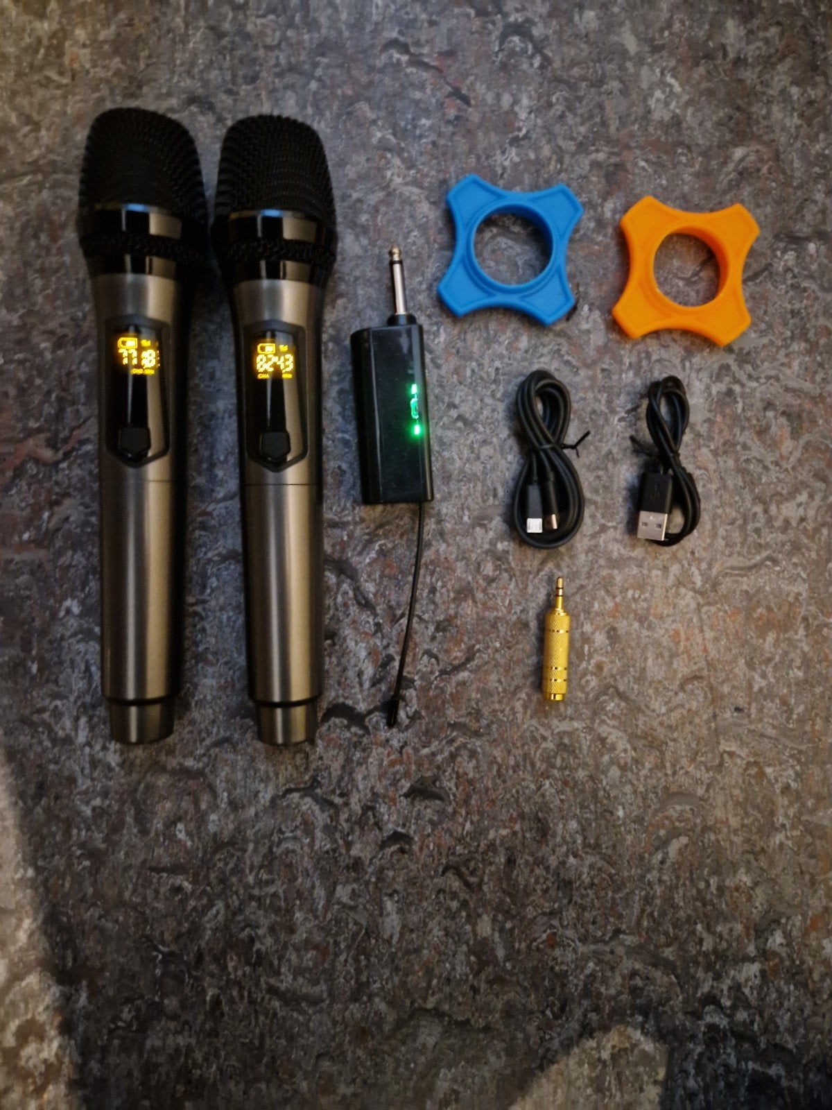 Set van 2 Bluetooth Microfoons met accu geschikt voor JBL, Ophalen of Verzenden, Nieuw, Zangmicrofoon, Draadloos