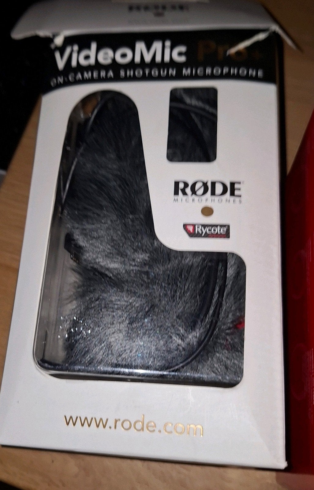 Rode VideoMic Pro+ Camera microfoon incl Rycote Windjammer, Ophalen of Verzenden, Zo goed als nieuw, Audio