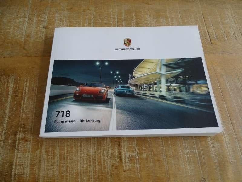 Porsche Boxster-Cayman 718 - Handleiding - Betriebsanleiting, Verzenden