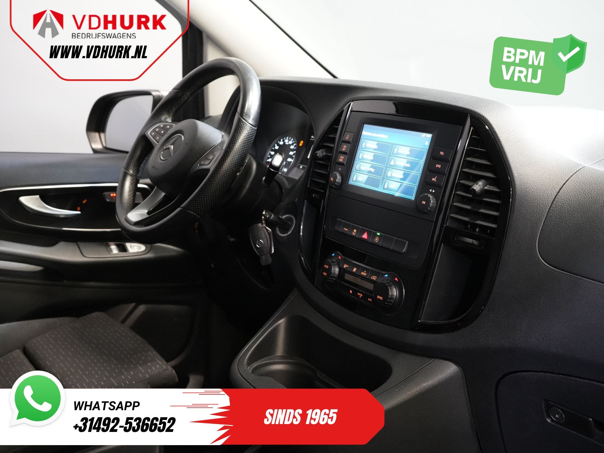 Mercedes-Benz Vito 119 CDI Aut. XL L3 DC Dubbel Cabine/ LED/, Auto's, Bestelauto's, Gebruikt, Euro 6, 2500 kg, Diesel