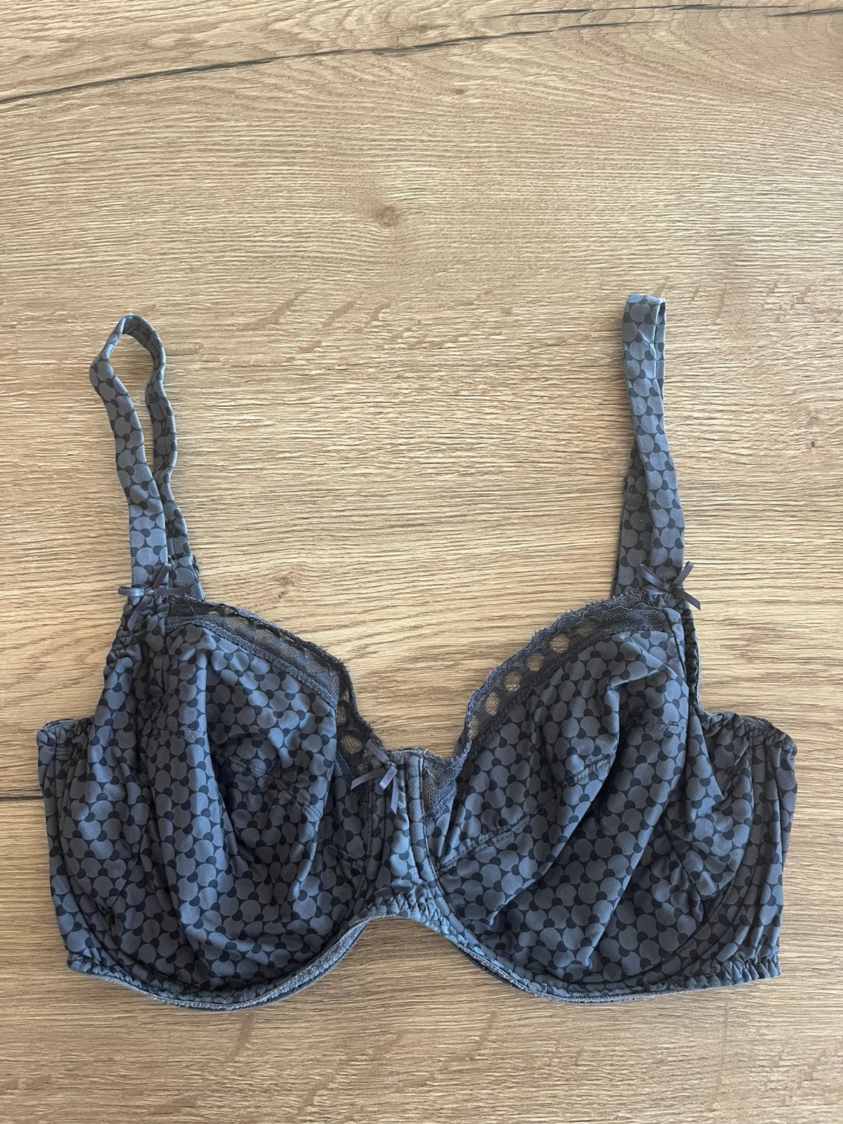 Prima fonna twist 75E full cup grijs zwart printje, Zwart, Ophalen of Verzenden, BH