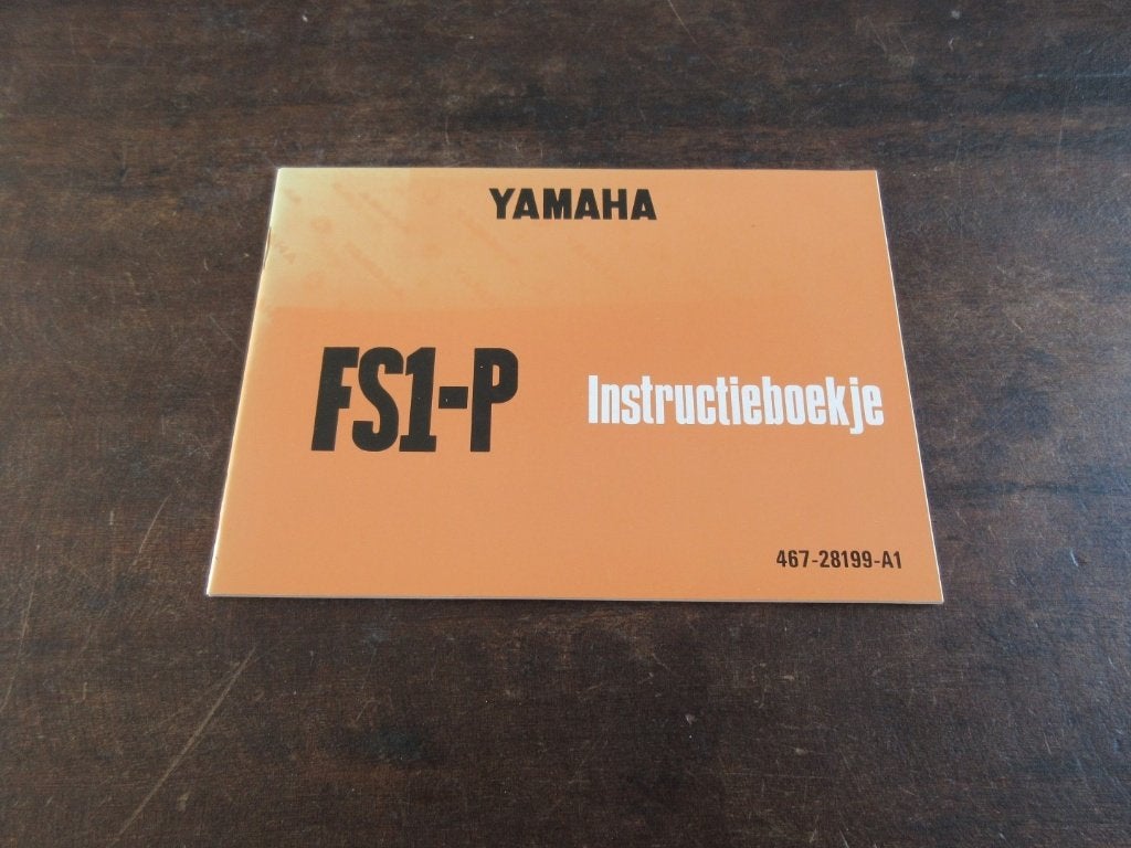 Yamaha FS1-P handleiding instructieboekje manaul, Motoren, Ophalen of Verzenden, Yamaha