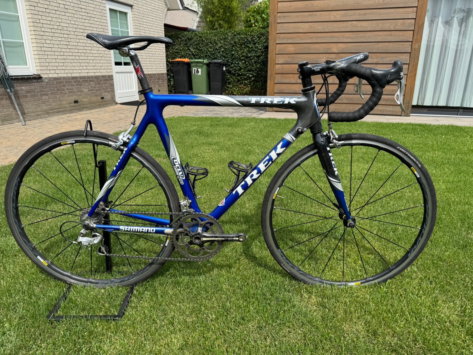 TREK Carbon OCLV120 met 2 Mavic wielsets, nw 4165 nu 799 eur, Carbon, Zo goed als nieuw, Meer dan 20 versnellingen, 53 tot 57 cm