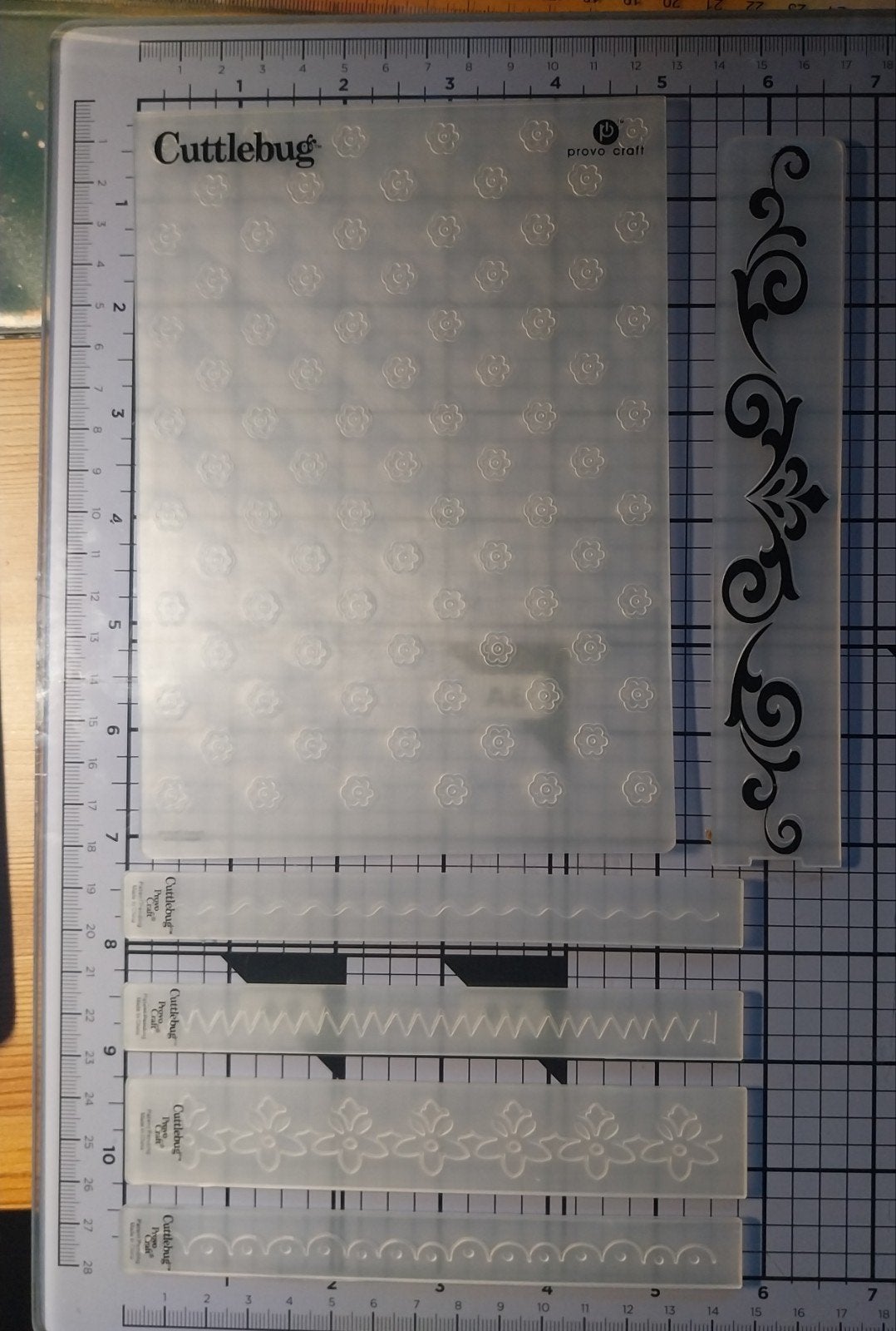 Embossing mallen cuttlebug 5st + 1 merkloos, Ophalen of Verzenden, Frame of Mal