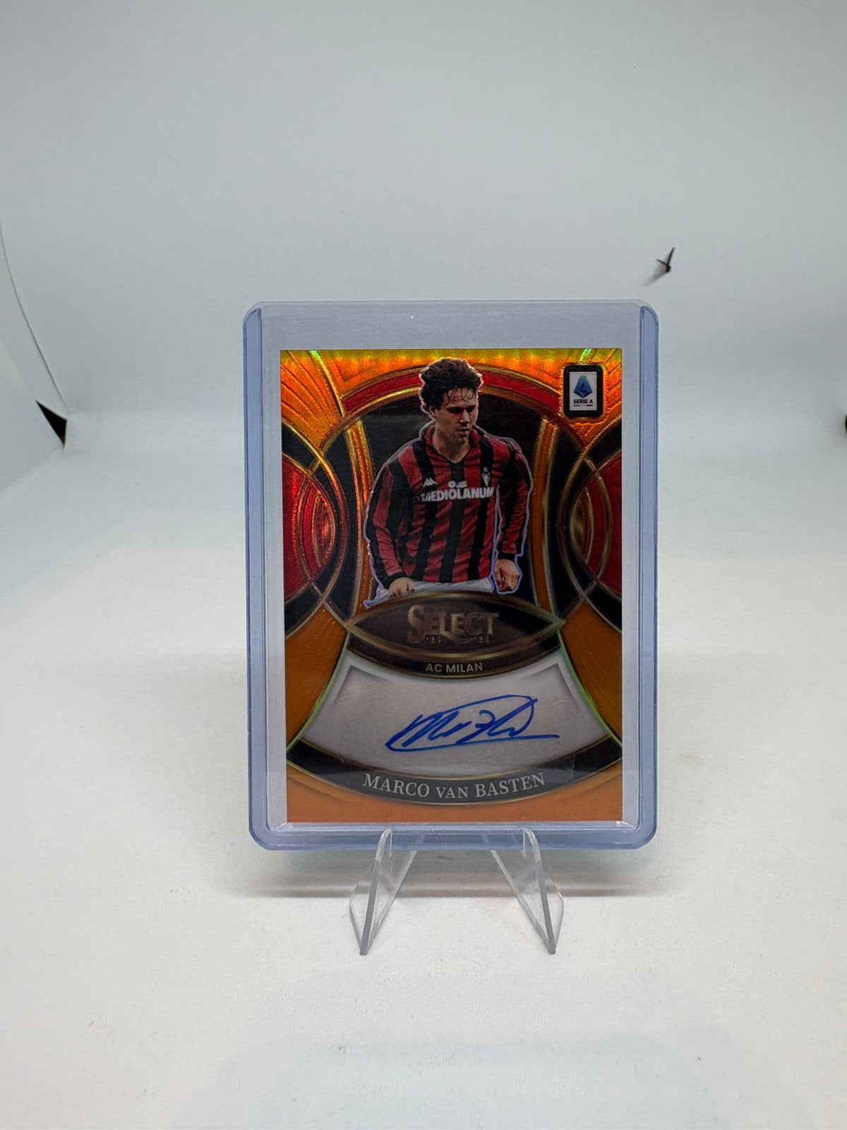 Panini Select Serie A 2026 Marco van Basten Milan Auto /49, Ophalen of Verzenden, Zo goed als nieuw, Plaatje