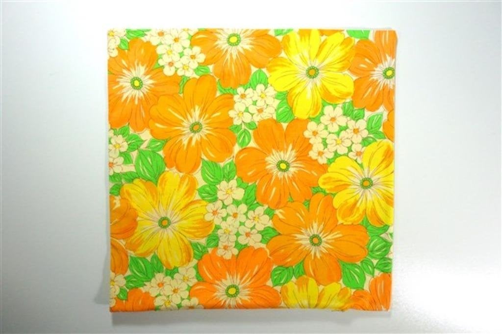 Stralende bloemen 44 x 44 cm., Vierkant, Nieuw, Oranje, Ophalen of Verzenden