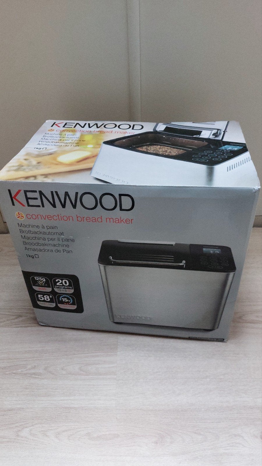 broodbakmachine kenwood, Witgoed en Apparatuur, Ophalen, Gebruikt, Met timer, Kijkvenster