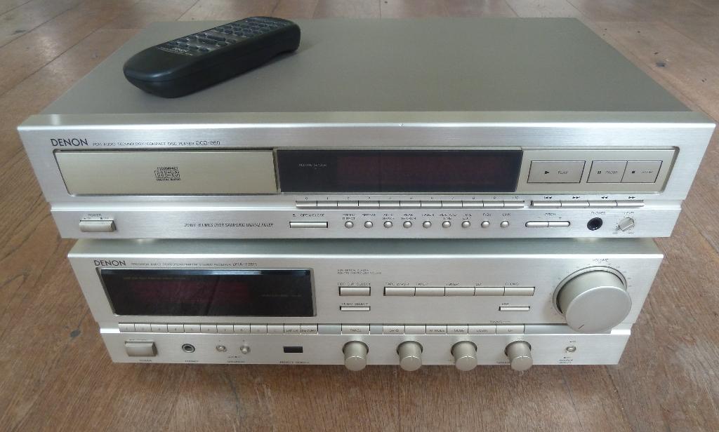 DENON Zo Goed Als Nieuw Receiver (Phono-aansl.) +CD-Speler, Denon, Zo goed als nieuw, Tuner of Radio, Losse componenten