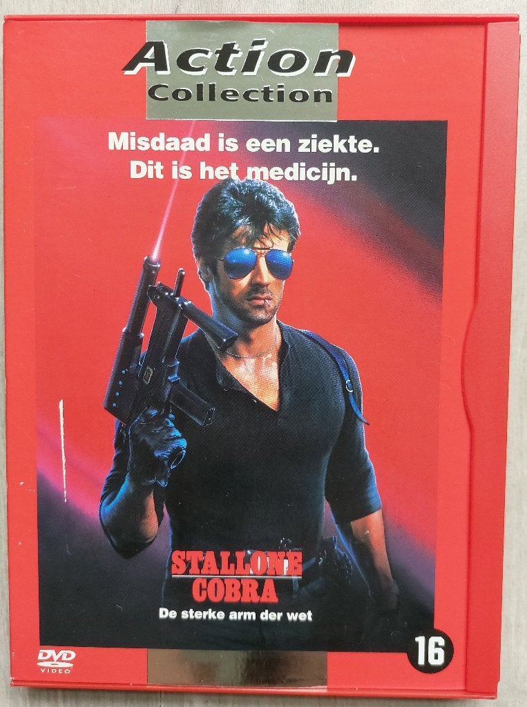 DVD Cobra (1986) Sylvester Stallone, Vanaf 16 jaar, Ophalen, Gebruikt, Actiethriller