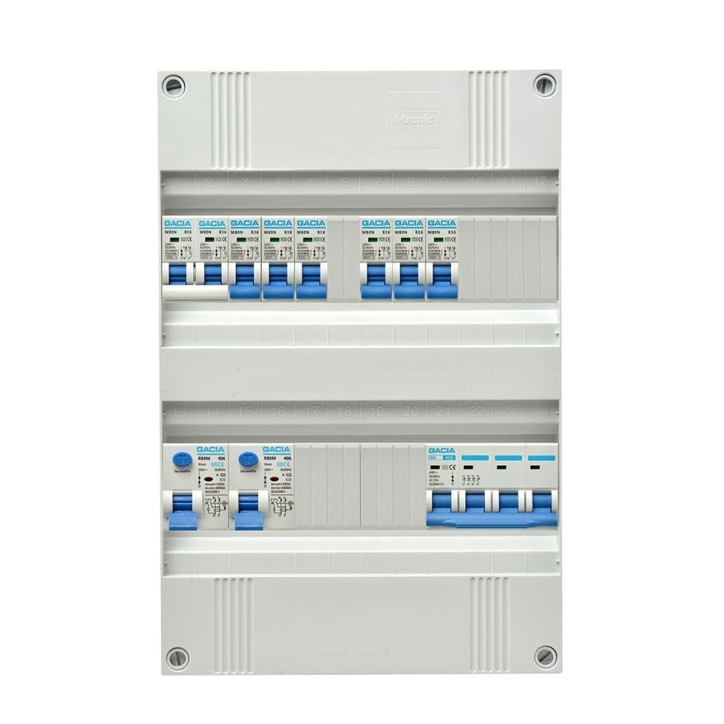 3F groepenkast 6xB16A + 2xALS 2P 30mA+ Kook+ HFDS.4P, Verzenden, Nieuw