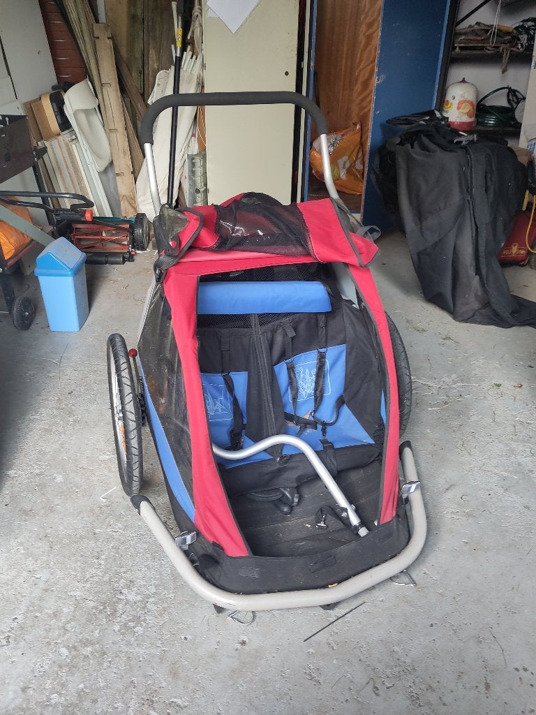 Croozer fietskar, Fietsen en Brommers, Ophalen, Gebruikt, Opvouwbaar, Croozer