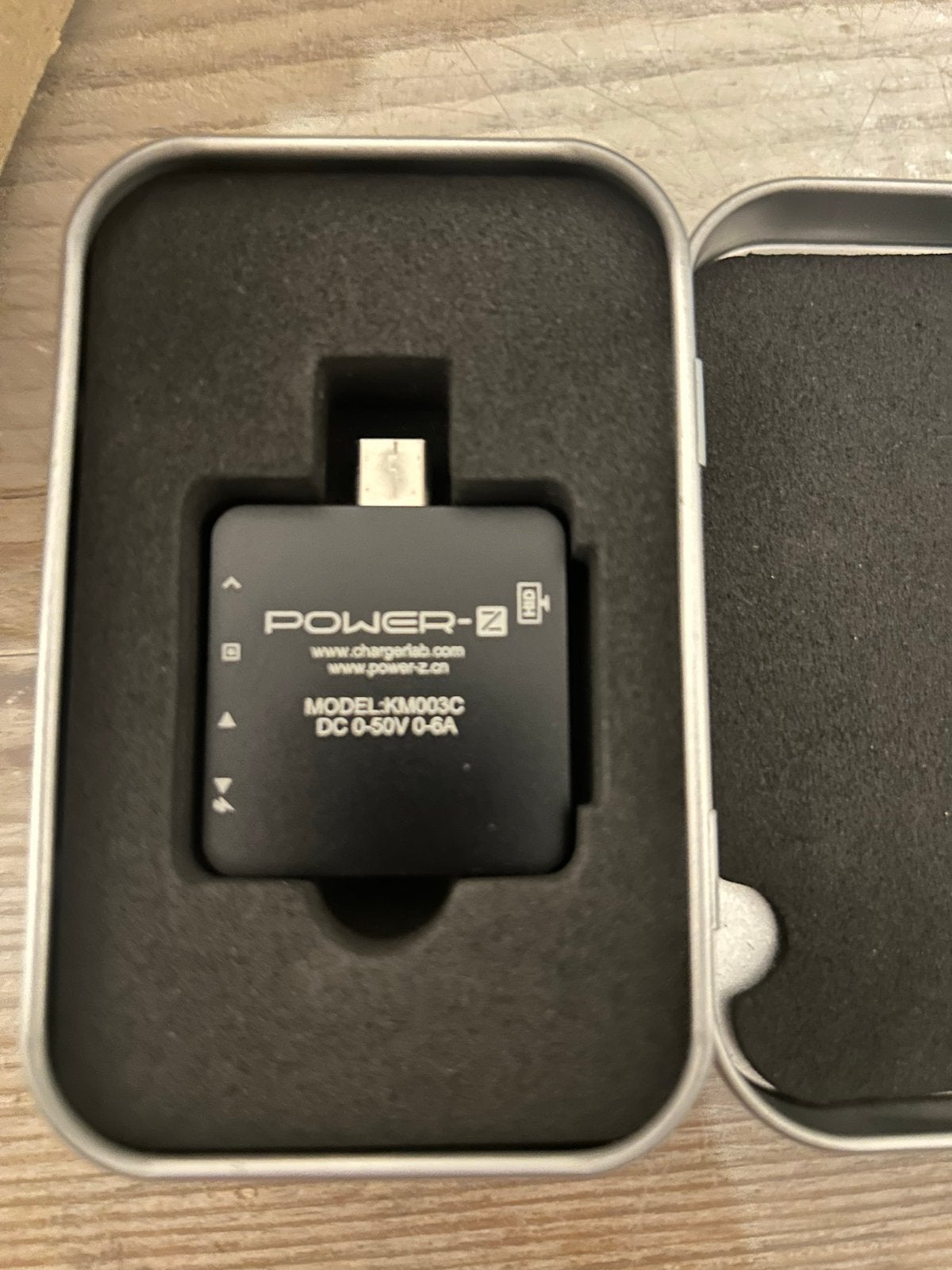 POWER-Z KM003C USB-C Power Tester, Computers en Software, Overige Computers en Software, Ophalen, Zo goed als nieuw