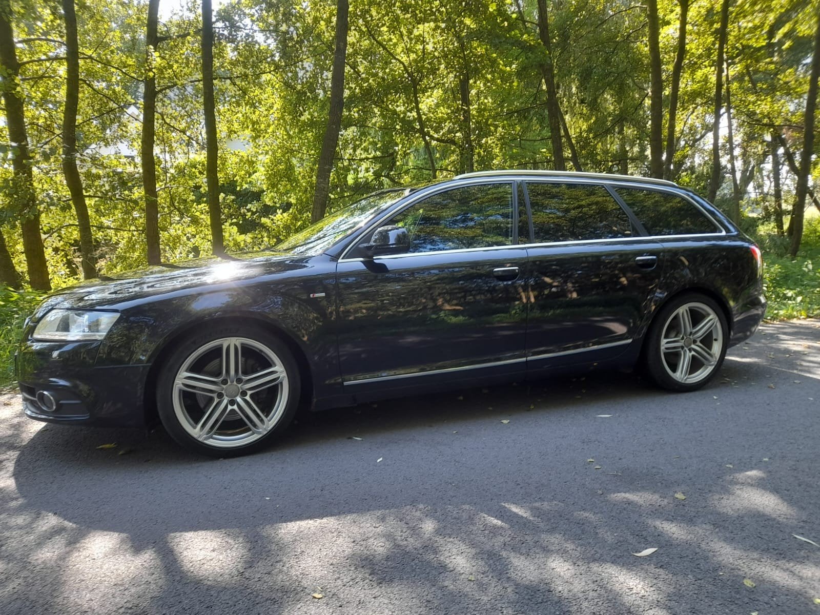 Audi A6 2.0 TDI 125KW Avant Multitronic 2011 Zwart, Auto's, Dealer onderhouden, Bluetooth, Leder en Stof, Zwart